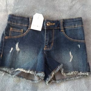 Crazy 8 denim cutoff shorts sz 7